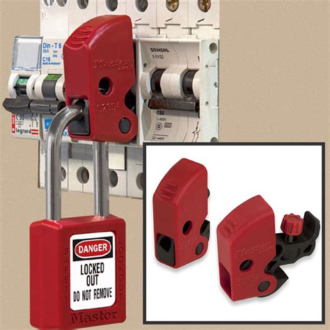 electrical box lockout|lockout devices for electrical panels.